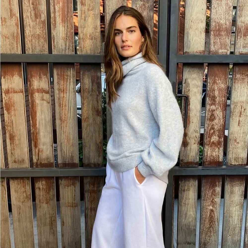 Aritzia/The Group Babaton Adichie Oversized Turtleneck Sweater - Picture 3 of 11